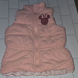 Disney Pink Puffer Vest for Kids